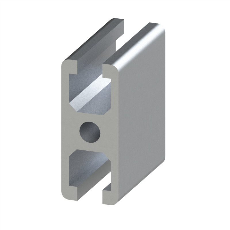 Profilé aluminium d’encadrement (Barre de 6 m) - Rainure 8 mm – 45x19 mm