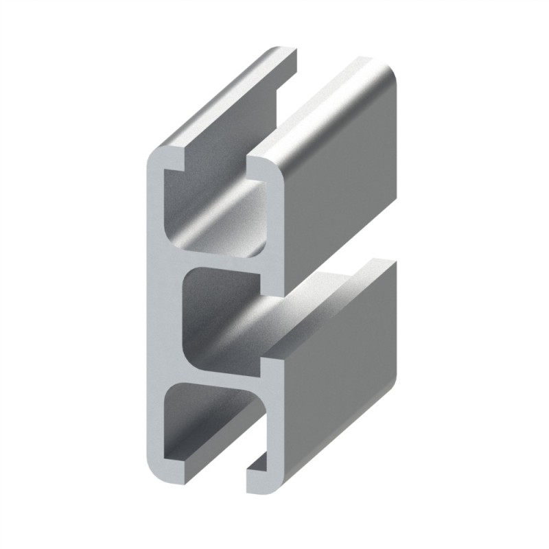 Profilé aluminium (Barre de 6 m) – Rainure 8 mm – 45x18,5 mm - 3 Voies - Léger Profilé aluminium (Barre de 6 m) – Rainure 8 mm – 45x18,5 mm - 3 Voies - Léger