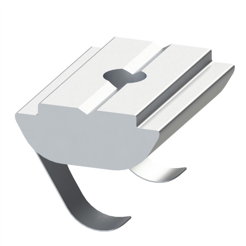 Ecrou rainuré profilé (Boîte de 100 unités) – Taraudage M4 – Rainure 8 mm - Languette Ecrou rainuré profilé (Boîte de 100 unités) – Taraudage M4 – Rainure 8 mm - Languette