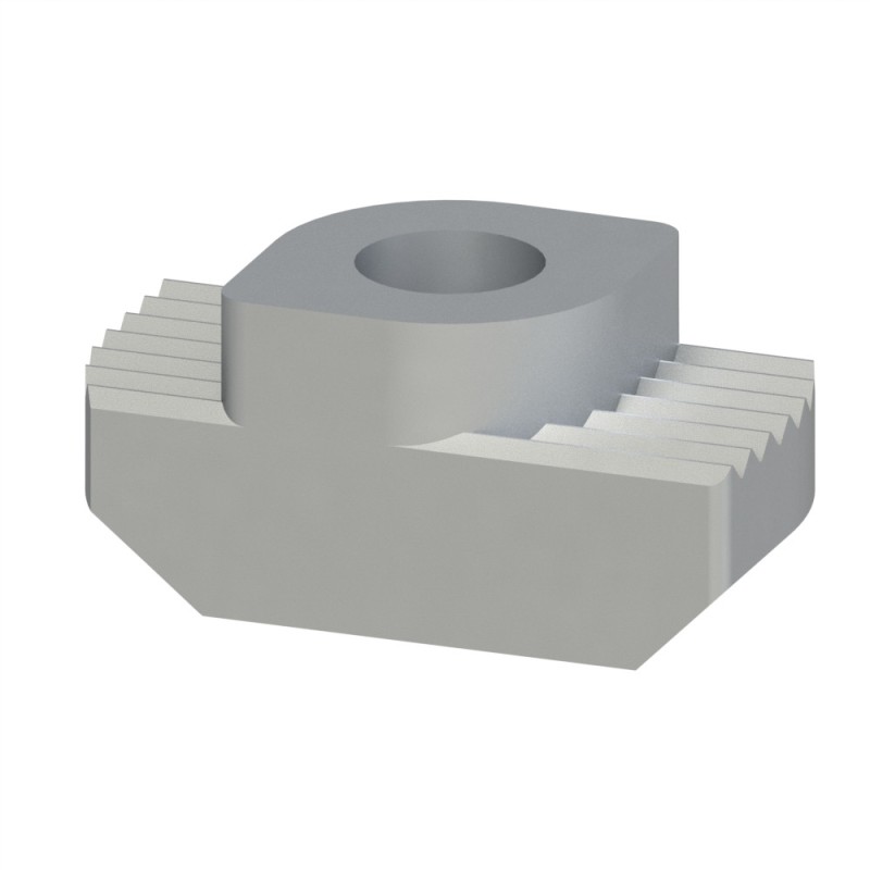 Ecrou à tête rectangulaire profilé (Boîte de 100 unités) – Taraudage M6 – Rainure 10 mm Ecrou à tête rectangulaire profilé (Boîte de 100 unités) – Taraudage M6 – Rainure 10 mm