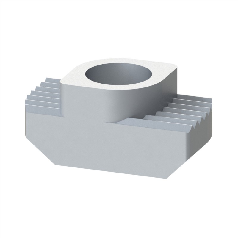 Ecrou à tête rectangulaire profilé (Boîte de 100 unités) – Taraudage M8 – Rainure 10 mm Ecrou à tête rectangulaire profilé (Boîte de 100 unités) – Taraudage M8 – Rainure 10 mm