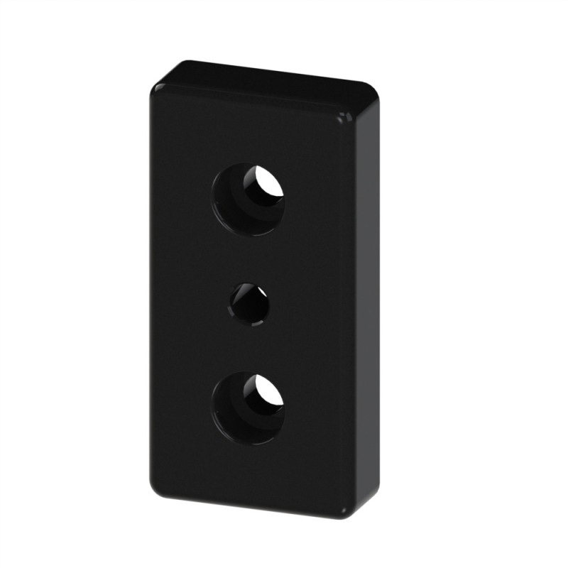 Plaque de base profilé aluminium (Boîte de 10 unités) - 8 mm – Section 90x45 mm - M10 Plaque de base profilé aluminium (Boîte de 10 unités) - 8 mm – Section 90x45 mm - M10