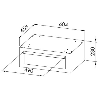 Caisson - 1 tiroir - (490x380x150 mm)
