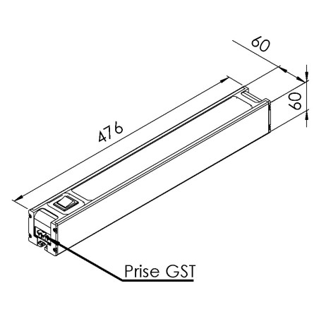 Module LED - F Line - 8 mm - 476 mm - 17W 230V â€“ Var