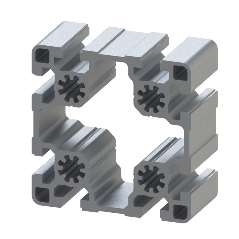 Profilé aluminium (5 barres de 6 m) – Rainure 10 mm – 90x90 mm – Léger Profilé aluminium (5 barres de 6 m) – Rainure 10 mm – 90x90 mm – Léger