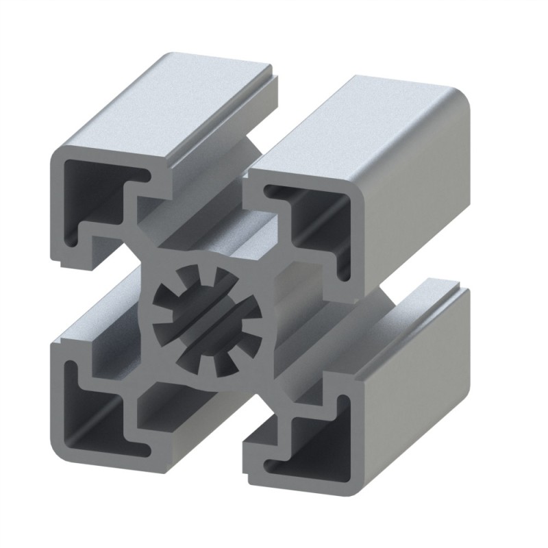 Profilé aluminium (20 barres de 6 m) – Rainure 10 mm – 45x45 mm – Lourd Profilé aluminium (20 barres de 6 m) – Rainure 10 mm – 45x45 mm – Lourd