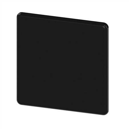 Embout profilé aluminium – Rainure 10 mm – Section 90x90 mm - Noir
