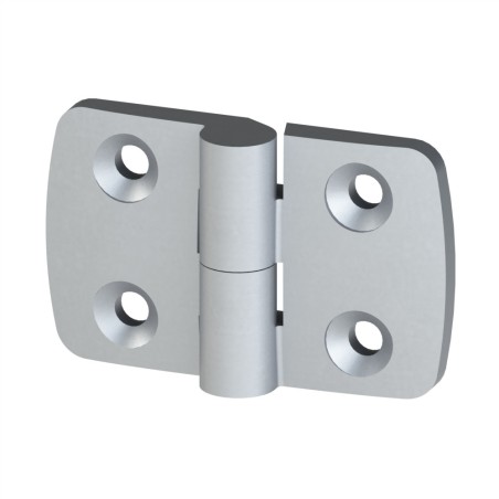 Charnière profilé aluminium - 40x40 mm - Al