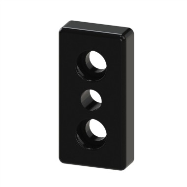 Plaque de base profilé aluminium - 10 mm – Section 90x45 mm - M16