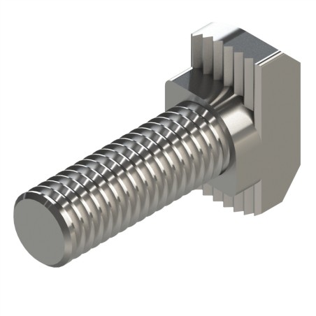 Vis tête marteau profilé aluminium – Filetage M8x25 - Inox - 10 45