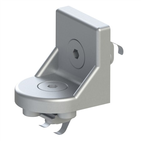 Kit équerre orientable profilé aluminium - 40 mm - 10 45