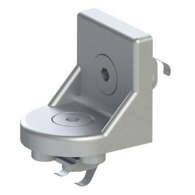 Kit équerre orientable profilé aluminium - 40 mm - 10 45