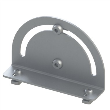 Kit équerre orientable profilé aluminium - 8 mm - 130 mm - 10 45