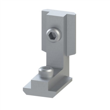 Equerre interne profilé aluminium - 10 mm - 10 45
