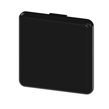 Embout profilé aluminium (Boîte de 100 unités) – Rainure 10 mm – Section 45x45 mm - Noir - ESD