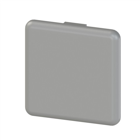 Embout profilé aluminium (Boîte de 100 unités) – Rainure 10 mm – Section 45x45 mm - Gris