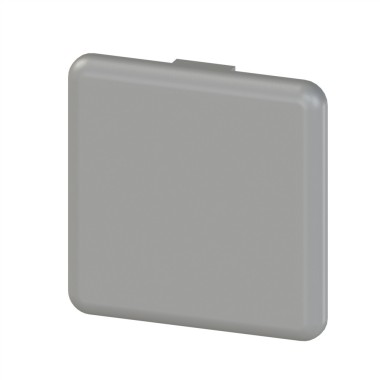 Embout profilé aluminium (Boîte de 100 unités) – Rainure 10 mm – Section 45x45 mm - Gris