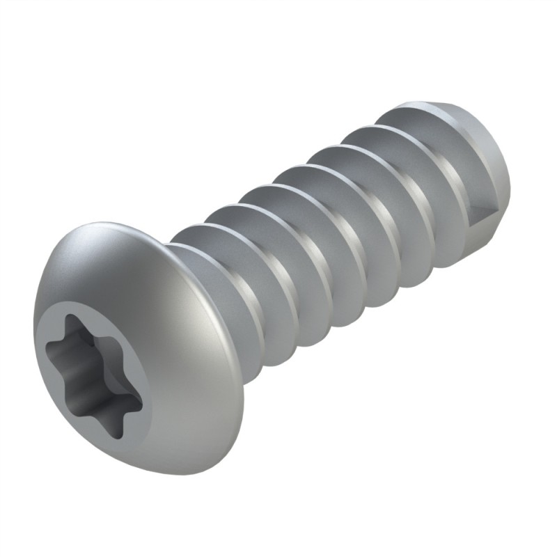 Vis profilé aluminium (Boîte de 100 unités) – Rainure 6 mm - Filetage S6x16 - T25 - Autotaraudeuse Vis profilé aluminium (Boîte de 100 unités) – Rainure 6 mm - Filetage S6x16 - T25 - Autotaraudeuse