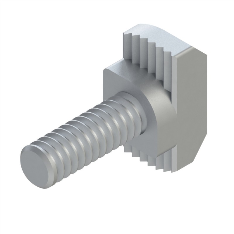 Vis tête marteau profilé aluminium (Boîte de 100 unités) – Filetage M6x20 - Ht 3 mm - 10 45 Vis tête marteau profilé aluminium (Boîte de 100 unités) – Filetage M6x20 - Ht 3 mm - 10 45