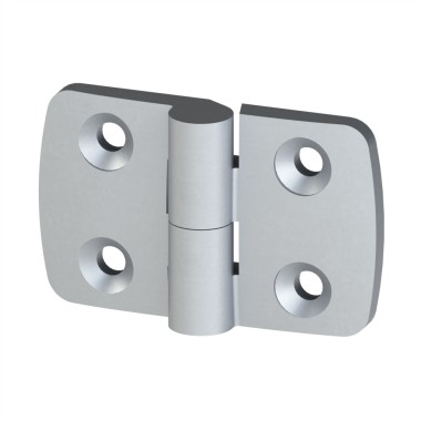 Charnière profilé aluminium (Boîte de 10 unités) - 40x40 mm - Al