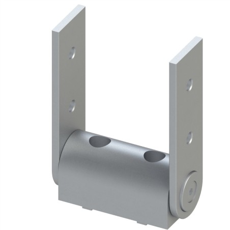 Articulation profilé aluminium (Boîte de 10 unités) – Rainure 10 mm – 90x45 mm - Bras d'Appui