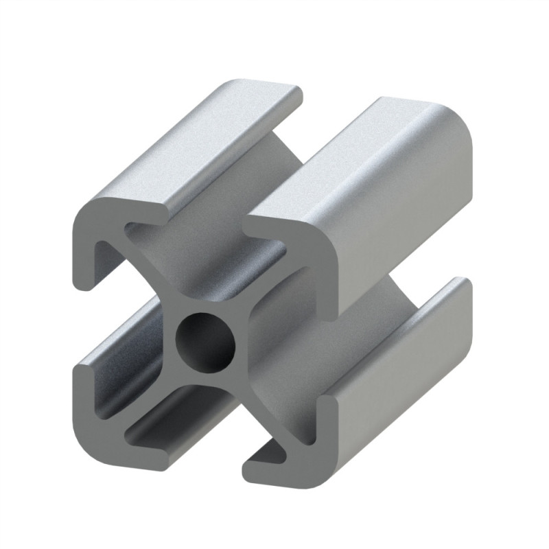 Profilé aluminium – Rainure 8 mm – Section 30x30 mm - Léger