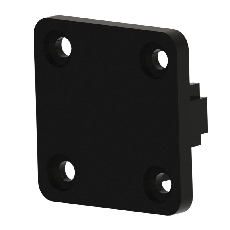 Embout goulotte profilé aluminium (Boîte de 100 unités) – Section 40x40 mm Embout goulotte profilé aluminium (Boîte de 100 unités) – Section 40x40 mm