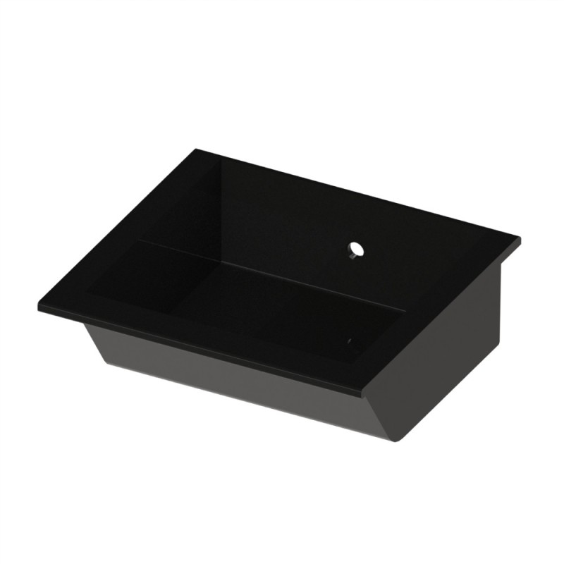 Bac - 8 mm - 110x105x40 mm - Noir Bac - 8 mm - 110x105x40 mm - Noir