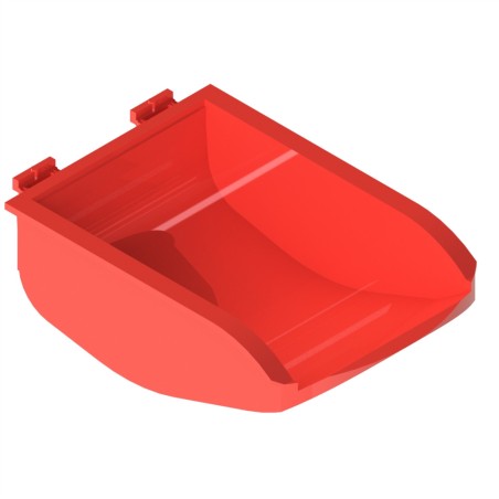 Bac - 8 mm - 105x130 mm - Rouge