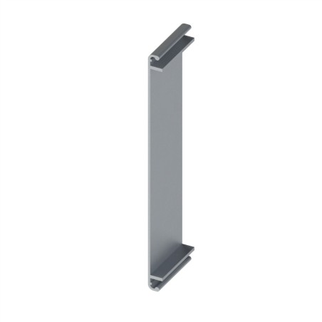 Couvercle goulotte profilé aluminium (Barre de 3 m) - U - 160 mm