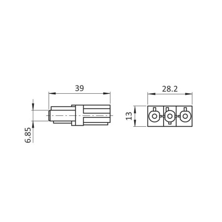 Coupleur poste de travail - GST18I - 3 pôles - 20A 250V - elcom shop