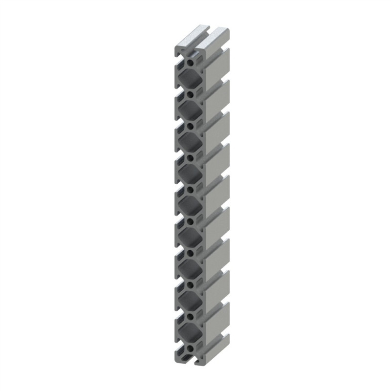 Profilé aluminium (Coupe max 3 m) – Rainure 5 mm – Section 200x20 mm - Elcom shop