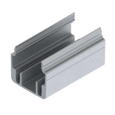 Goulotte profilé aluminium (Barre de 3 m) - U - 30x30 mm - SE