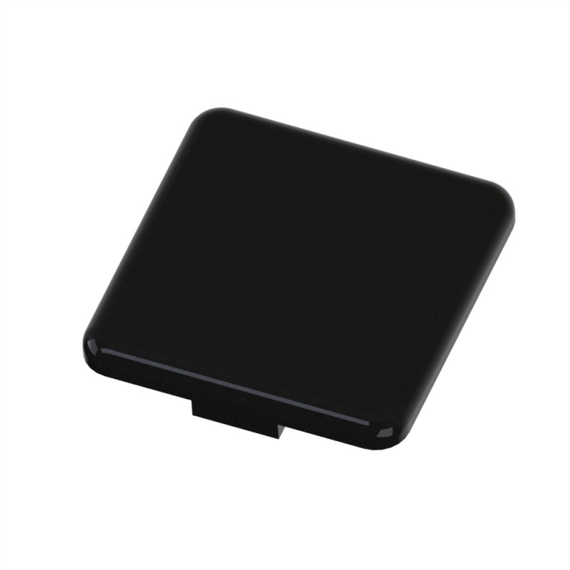 Embout profilé aluminium  – Rainure 8 mm – 30x30 mm - Noir