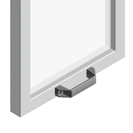 Application de la Poignée PA 120 - Profilé aluminium