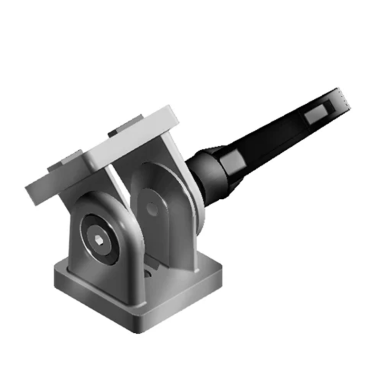 Articulation profilé aluminium - Rainure 10 mm - 45x45 mm - PA - Avec Poignée