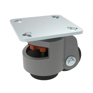 Roulette élévatrice profilé aluminium – D62 – 500 kg - 110x110 mm
