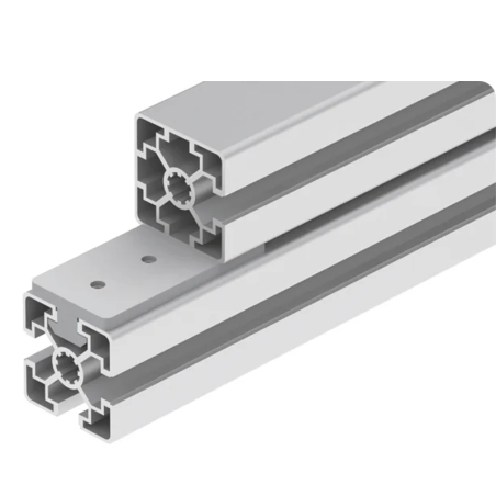 Application du Coulisseau profilé aluminium - 10 mm