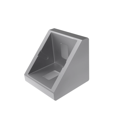 Equerre profilé aluminium - 8 mm - 30x30x30 mm - Al - Economique - Brut