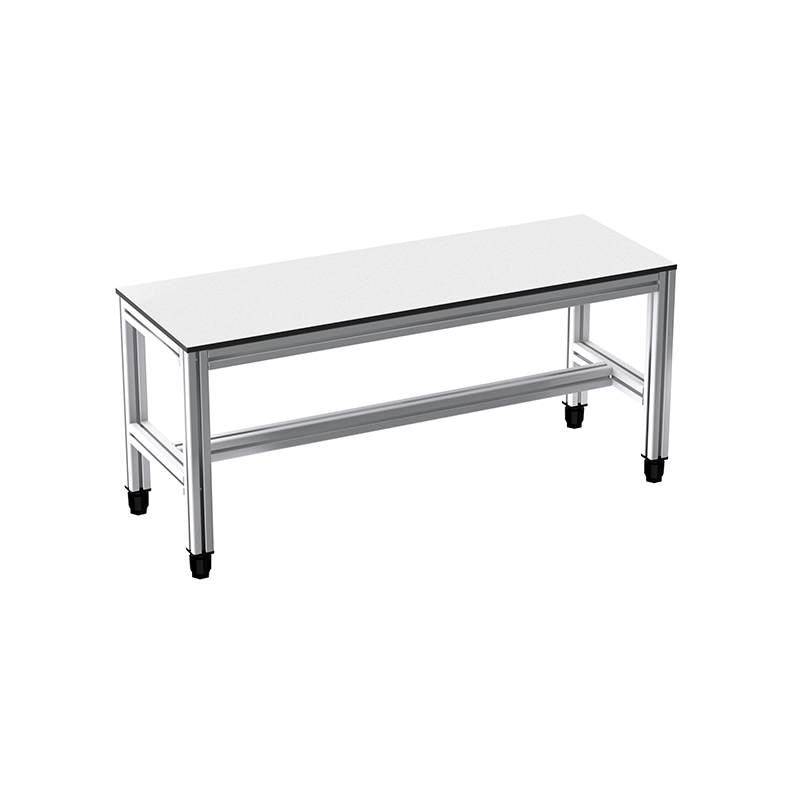 Banc en profilé aluminium - 1000x350 mm - Livré Monté