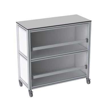 Armoire Atelier mobile - 940x940 mm - Livré Monté - 2G