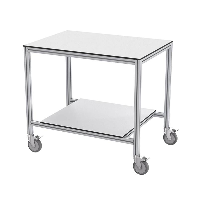 Table roulante Atelier - Etagère - 1000x700 mm - Livré Monté
