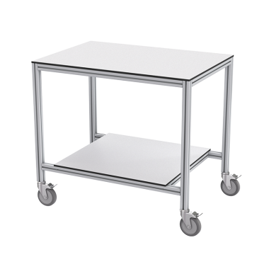 Table roulante Atelier - Etagère - 1000x700 mm - Livré Monté